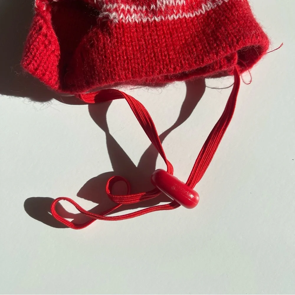 Cat Wool Hat with Pom Pom